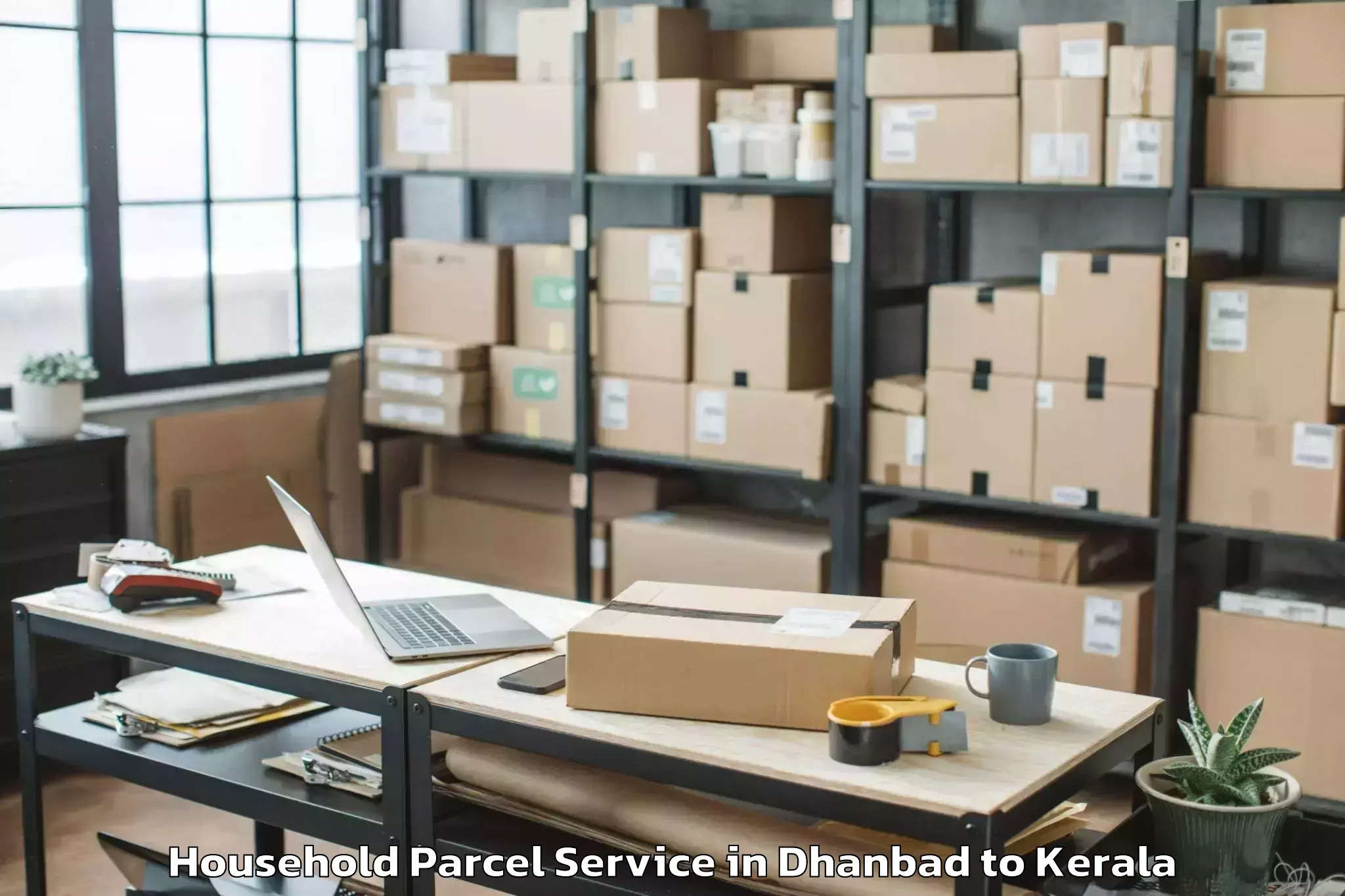 Book Your Dhanbad to Dharmadom Household Parcel Today